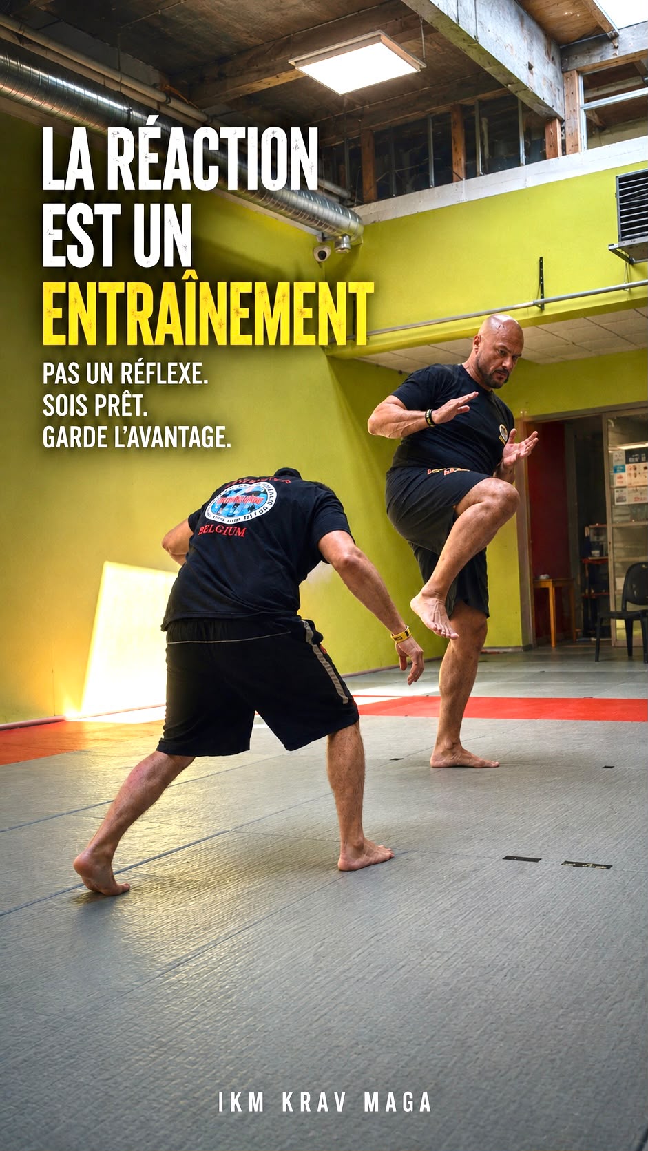 La réaction est un entraînement