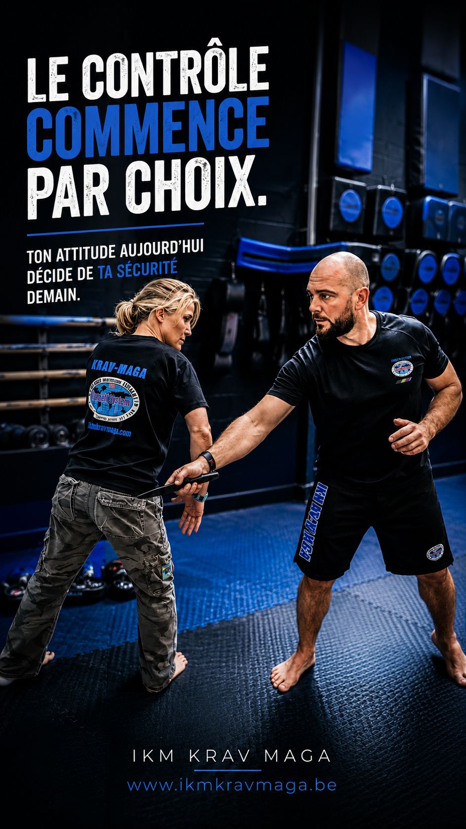 Le contrôle commence par un choix - Krav Maga Uccle Calevoet