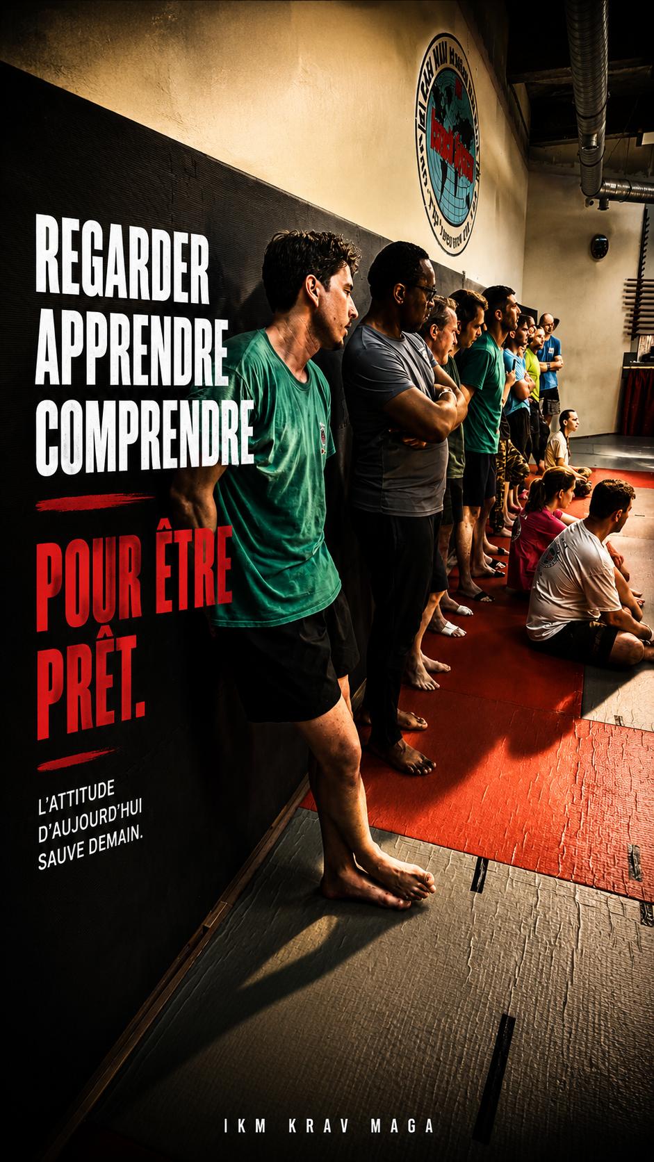 Regarder, apprendre, comprendre pour être prêt - Krav Maga Uccle Calevoet